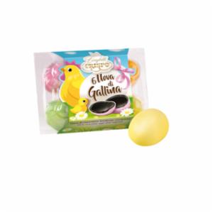Crispo Uova di Gallina Uova di Cioccolato Fondente Confezione da 6 Pezzi 21 0 g