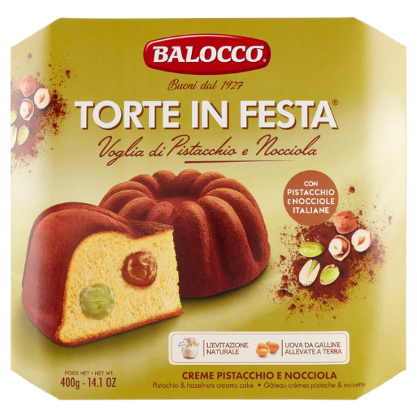 Balocco Torte in Festa Voglia di Pistacchio e Nocciola 400 g
