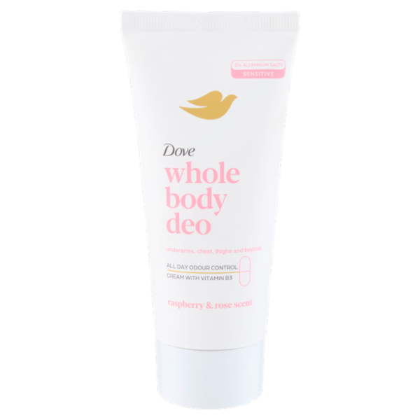 Dove whole body deo Sensitive raspberry & rose scent 75 ml