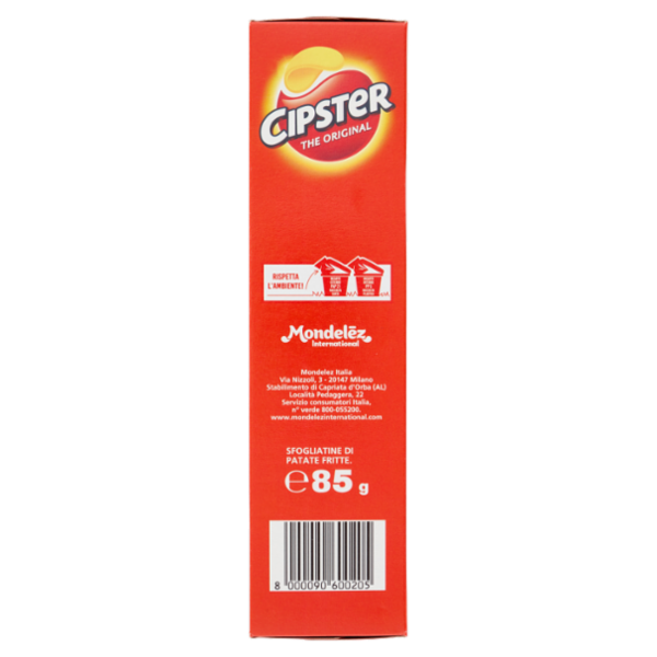 Cipster The Original Chips di Patate Astuccio - 85g