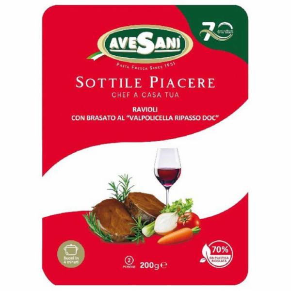 Avesani Ravioli di Brasato Con Valpolicella Ripasso 'Sottile Piacere' 200g