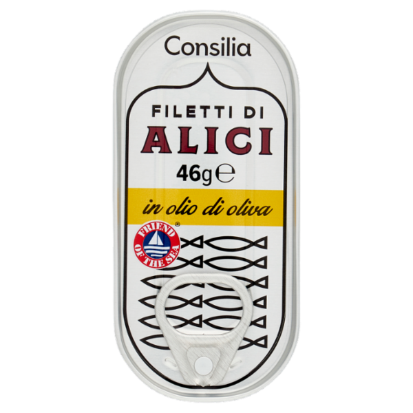 Consilia Filetti di Alici in Olio di Oliva 46 g