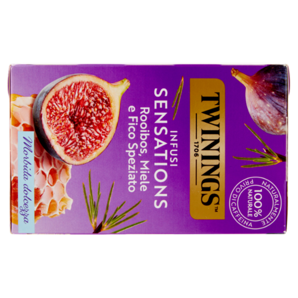 Twinings Infusi aromatizzati Sensations Rooibos, Miele e Fico Speziato 20 x 2 g