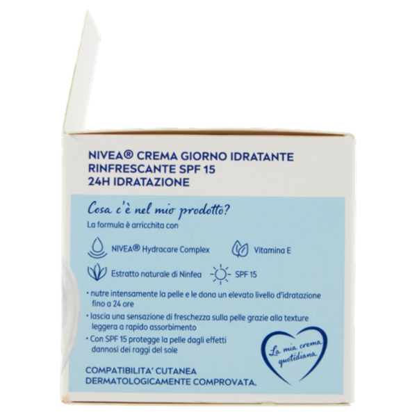 Nivea Crema Giorno Idratante Rinfrescante 24H Idratazione SPF 15 50 ml