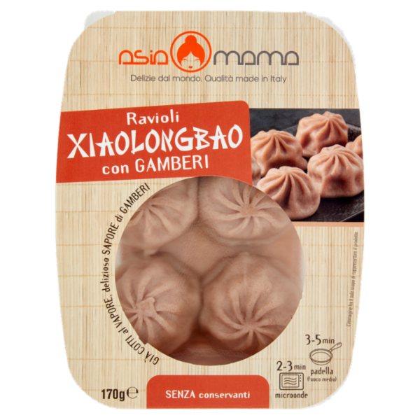 asia mama Ravioli Xiaolongbao con Gamberi 170 g