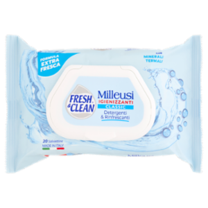 Fresh & Clean Salviettine Milleusi Igienizzanti Classic 20 Pz