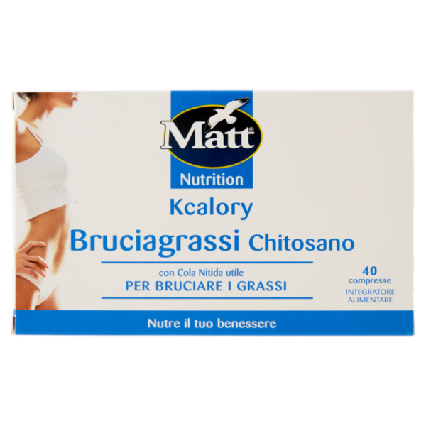Matt Nutrition Kcalory Bruciagrassi Chitosano 40 compresse 36 g