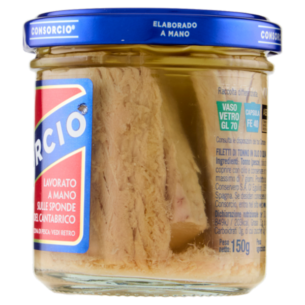 Consorcio Filetti di Tonno in Olio di Oliva 150 g