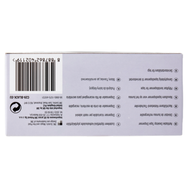 Scotch® Dispenser Rabbit, rosa o nero + 1 Nastro adesivo Scotch® Magic™19 mm x 8.89 mm