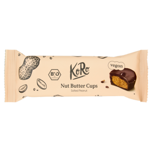 KoRo vegan Nut Butter Cups Salted Peanut 3 x 13 g