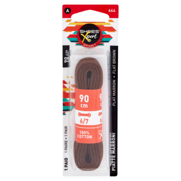 Shoes'Xpert Sport Piatte Marroni 90cm 6/7 1 Paio