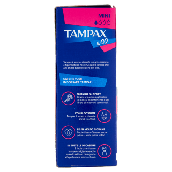 Tampax & Go Mini 18 pz