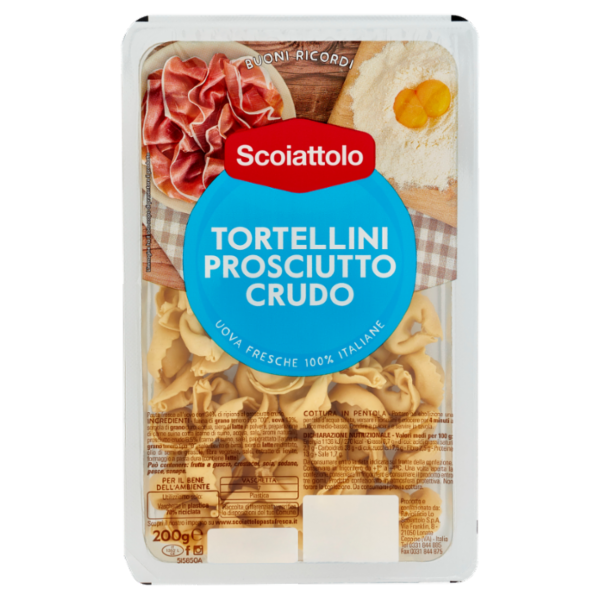 Scoiattolo Buoni Ricordi Tortellini Prosciutto Crudo 200 g