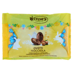 Witor's Ovetti Nocciola Cioccolato Al Latte Con Cremoso Ripieno Alla Nocciola 500 g