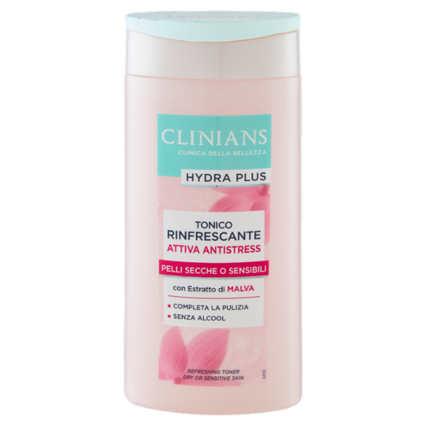 Clinians Hydra Plus Tonico Rinfrescante Attiva Antistress 200 mL