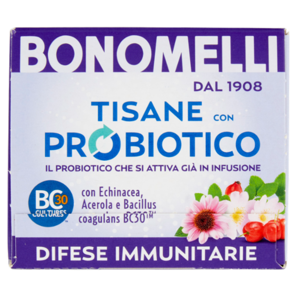 Bonomelli Tisane con Probiotico Difese Immunitarie 10 Filtri 20 g