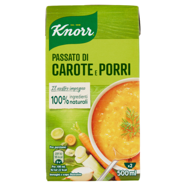 Knorr Passato di Carote e Porri 500 ml