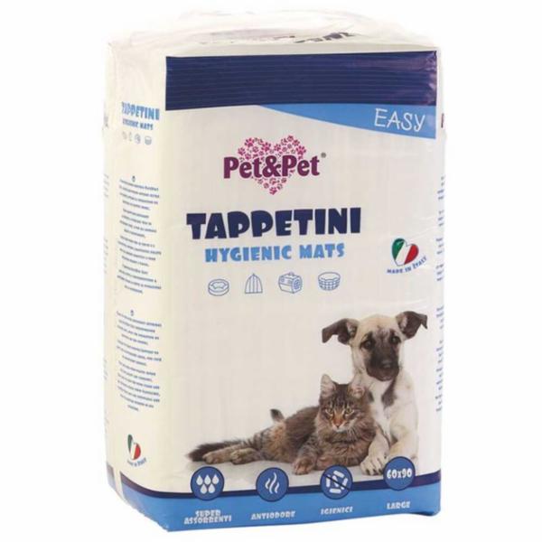 Pet&Pet 10 Tappetini Assorbenti per Animali 60x90 cm