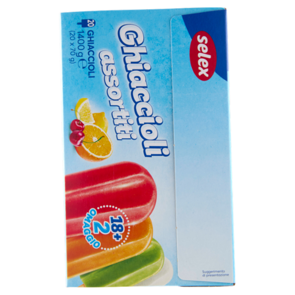 Selex 18+2 Ghiaccioli Assortiti 1,4 kg