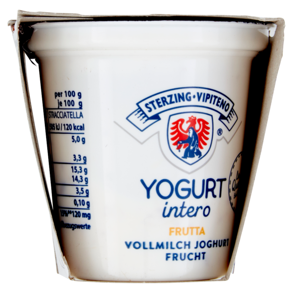 Sterzing Vipiteno Yogurt intero Frutta e Cereali Senza Glutine 2 x 125 g