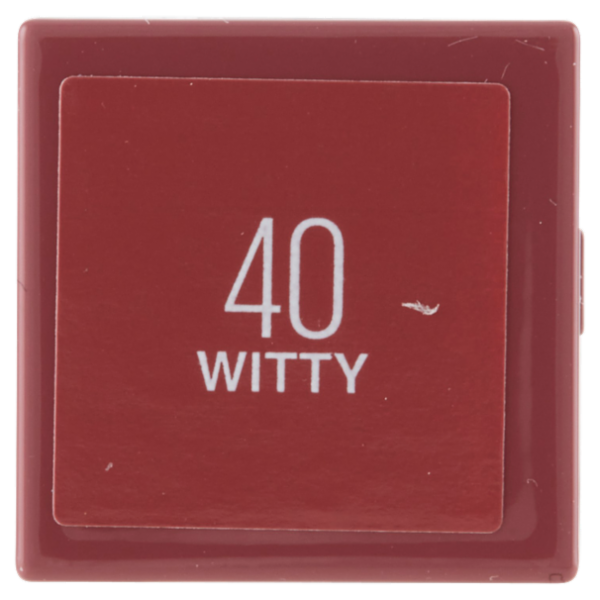 Maybelline New York SuperStay Vinyl Ink Rossetto Liquido a Lunga Tenuta, 40 Witty