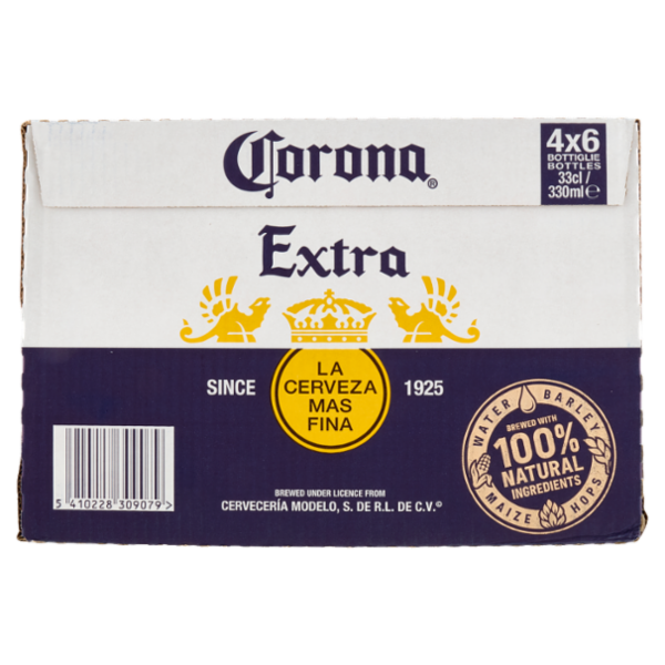 CORONA Extra Birra lager messicana bottiglia 4x6x33 cl