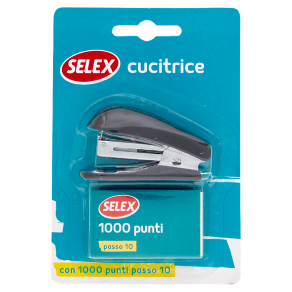 Selex Cucitrice in Metallo con 1000 Punti Tipo 10