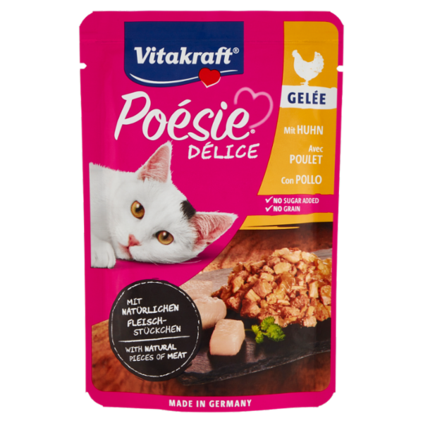 Vitakraft Poésie Délice Gelée con Pollo 85 g
