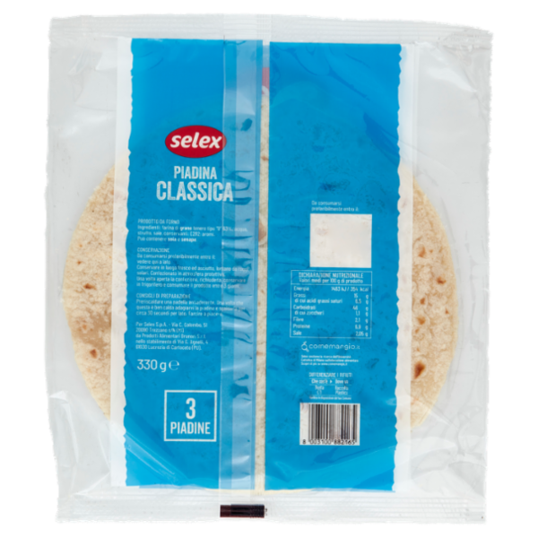 Selex Piadine Classica 3x110 g