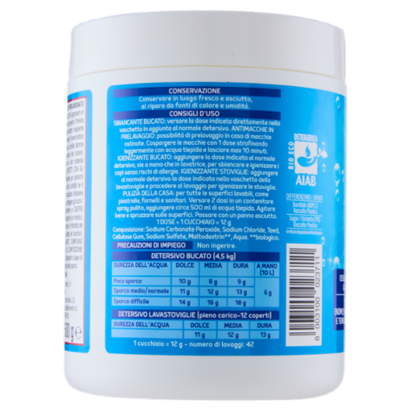 Selex Casa Bella Additivo a Mano e in Lavatrice Percarbonato di Sodio 500 g