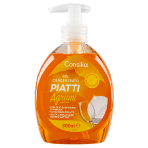 Consilia Detergente Per Stoviglie In Gel Concentrato Agrumi 300 Ml