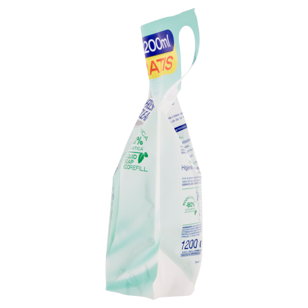 Fresh & Clean Crema Sapone Mani e Viso Igienizzante Tè Verde e Verbena ecoRicarica 1200 ml