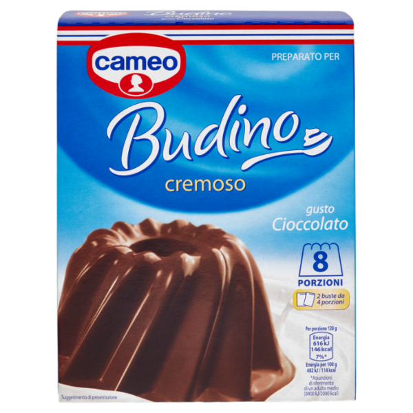 cameo Preparato per Budino cremoso gusto Cioccolato 2 x 90 g