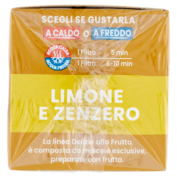 Sognid'oro gli Infusi Delizie alla Frutta Limone e Zenzero bustine 20 x 2 g