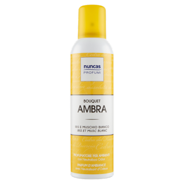 nuncas Profumi Bouquet Ambra Iris e Muschio Bianco Profumatore per Ambienti 250 ml