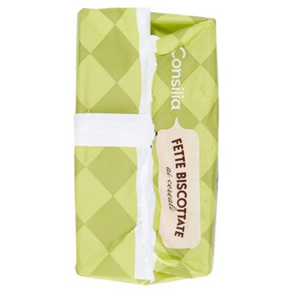 Consilia Fette Biscottate ai Cereali in Confezioni Salvafreschezza 9x4 fette 320 g