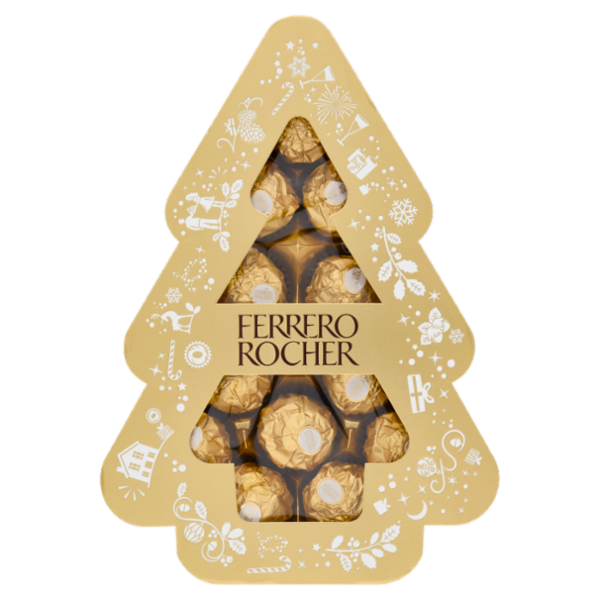 Ferrero Rocher Albero di Natale 12 pezzi 150 g