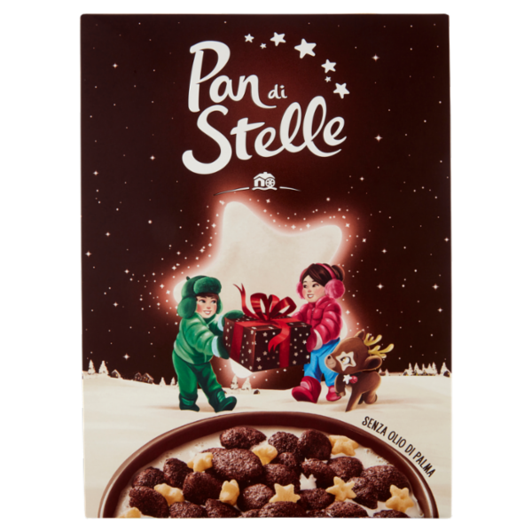 Pan di Stelle Cereali Croccanti al Cacao e Dolci Stelle di Riso e Frumento 325g