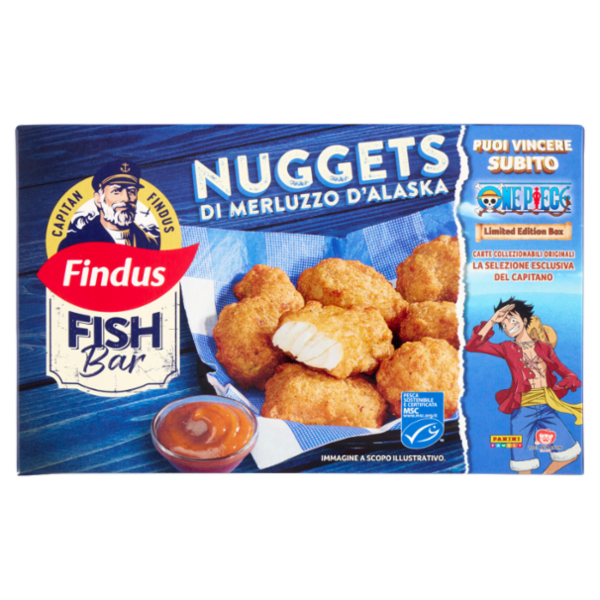 Capitan Findus Fish Bar Nuggets di Merluzzo D'Alaska 245 g