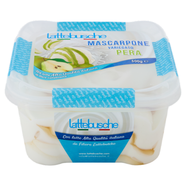 lattebusche Gelato Mascarpone Variegato Pera 500 g