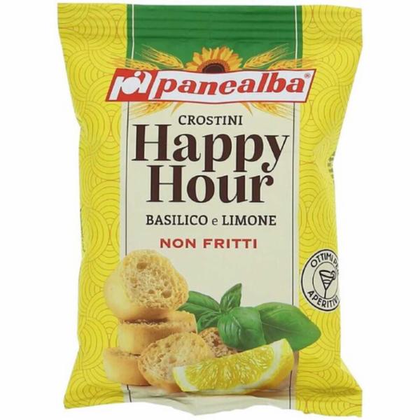 Panealba Crostini Happy Hour Basilico E Limone 50g