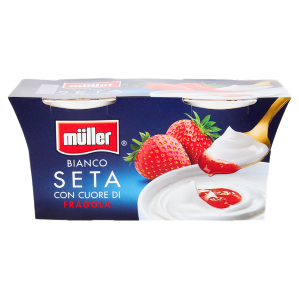 müller Bianco Seta con Cuore di Fragola 2 x 125 g