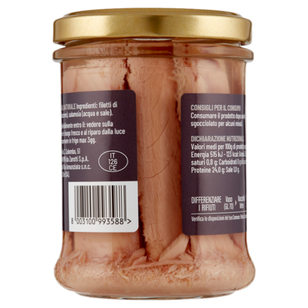 Selex Saper di Sapori Filetti di Tonno al Naturale 180 g