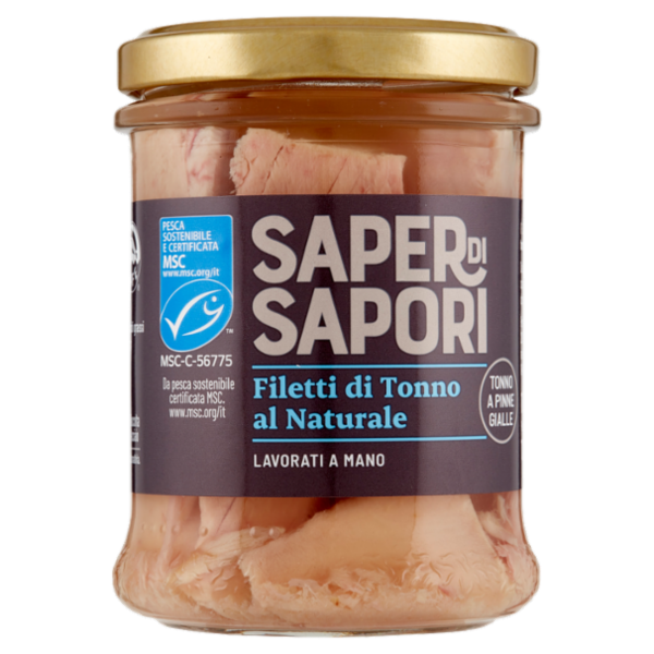 Selex Saper di Sapori Filetti di Tonno al Naturale 180 g