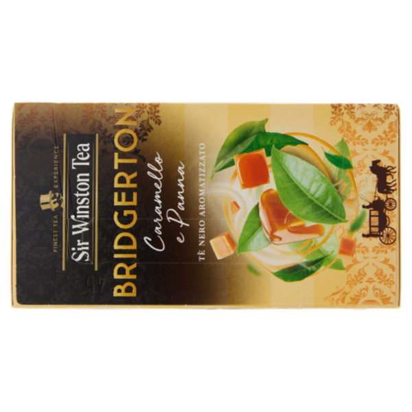 Sir Winston Tea Bridgerton Caramello e Panna Tè Nero Aromatizzato 20 x 1,75 g