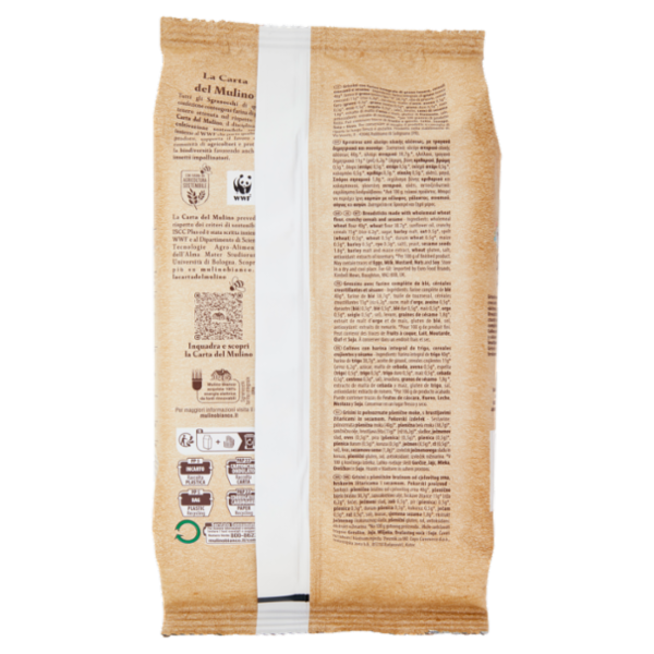 Mulino Bianco Sgranocchi Grissini Integrali con Farina Sostenibile 200g