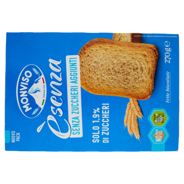 Monviso èsenza Senza Zuccheri Aggiunti Fette biscottate 270 g