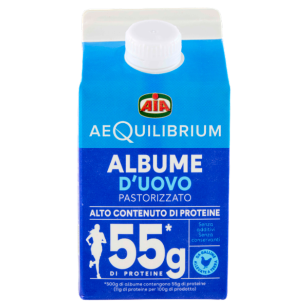 Aia aeQuilibrium Albume d'Uovo Pastorizzato 500 g