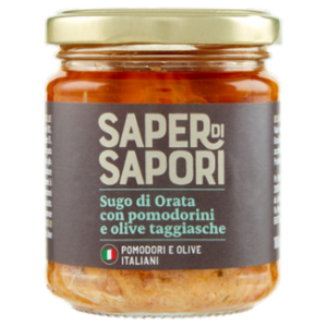 Selex Saper Di Sapori Sugo Di Orata Con Pomodorini e Olive Taggiasche 180 g