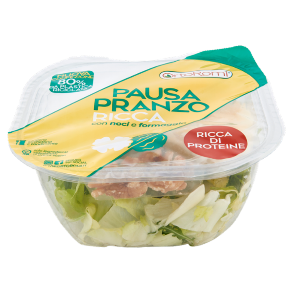 OrtoRomi Pausa Pranzo Ricca con noci e formaggio 145 g